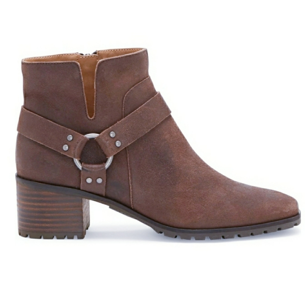 Lucky Brand Walnut Harness Strap Booties - Picture 2 of 10